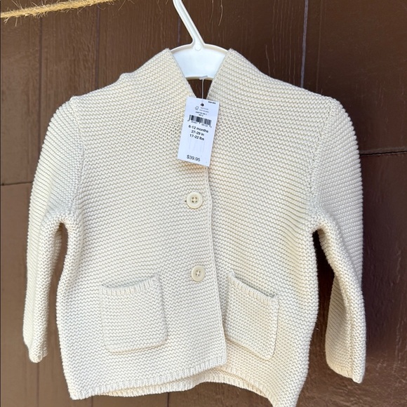 Gap Cream Knit Baby Unicorn Cardigan - Picture 2 of 3